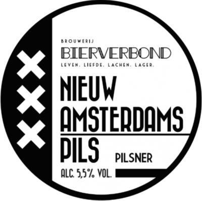 Nieuw Amsterdams Pils logo Nieuw Amsterdams Pils logo
